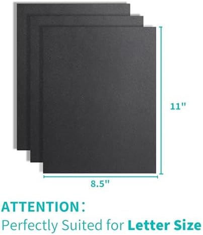 Binditek 12 Mil Sand-Textured Binding Covers, Letter Size, Black, 100 Pack - Image 3