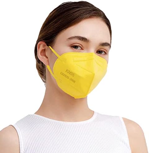 SAROULU 5-Layer Breathable Disposable KN95 Face Masks Respirator Cup Dust Safety Protection Mask by SAROULU