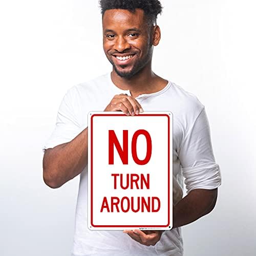 No Turn Around Sign, - Image 2