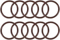 uxcell Fluorine Rubber O-Rings 28mm OD 23.2mm ID 2.4mm Width, Metric FKM Sealing Gasket, Pack of 10 by uxcell