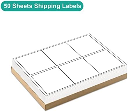 MFLABEL 3-1/3" x 4" Shipping Address Sticker, FBA Labels, 6-UP Sticker Label, White Shipping Label, Easy to Peel, Address Paper for Laser/Ink Jet Printer, 6 Per Page (96000 Labels, 16000 Sheets) - Image 3