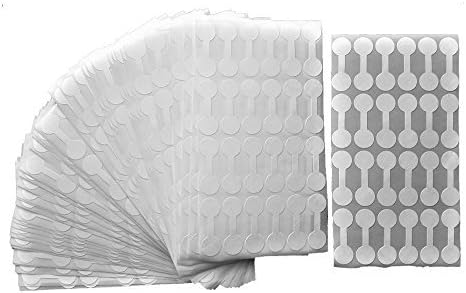 1000 Pieces Jewelry Repair, Price and Indentification Tags/Tyvek Self Adhesive Rectangle/Dumbbell/Barbell Jewelry Price Tags (Short - 35 x 12mm, White) by N%27ice+Packaging