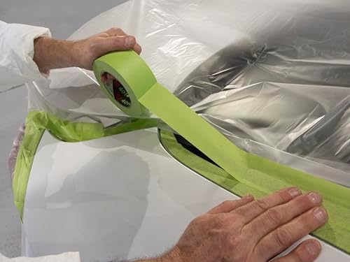 3M High Performance Green Masking Tape 401+, 6 mm x 55 m, 96 Rolls per case Bulk - Image 4