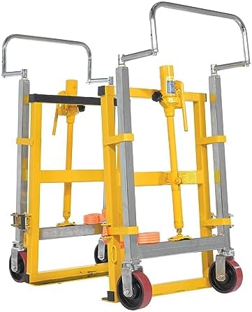 Vestil MFM-4000 Steel Machinery/Vending Machine Lifts 15 In. x 26-3/4 In. x 49-1/4 In. 4000 Lb. Capacity Yellow - Image 4