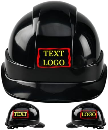 Customized Safety Hard Hat Construction Work Safety Helmet Adjustable Ratchet Suspension Full Brim with Abs Shell Construction hat by YOWESHOP