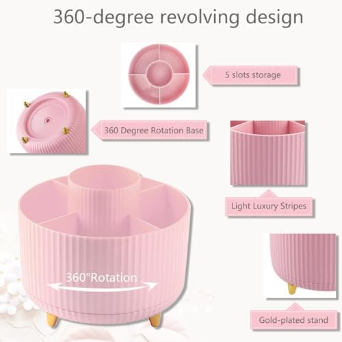 Pink Office Supplies,Desk Accessories,Desk Organizer,Phone Stand,Scissors,Stapler,Tape Dispenser,Binder clips,Staples,staple remover,Sticky Notes,Index Tabs,Clear Tape,Mini Box Cutter,Cool Pen 16pcs - Image 2