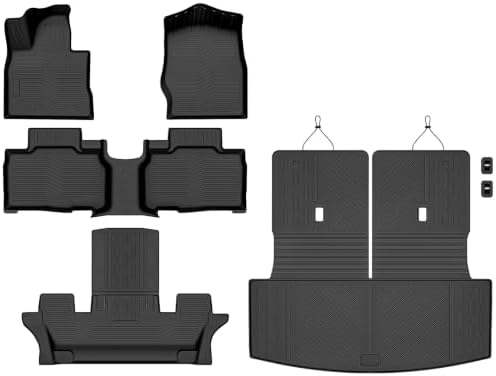 Auxko Floor Mats Cargo Mat Backrest Mat for Ford Explorer 2020-2026 - Image 2