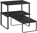 SONGMICS Cabinet Organizer Shelf, Set of 3 Spice Rack, Kitchen Storage by SONGMICSbySONGMICSHOME