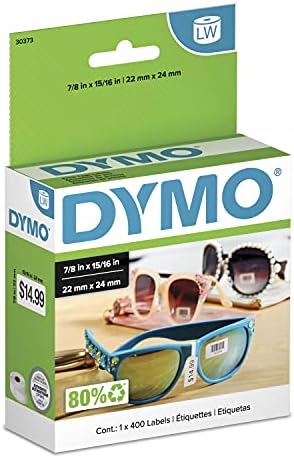 DYMO Authentic LW Price Tag Labels DYMO Labels for LabelWriter Printers White 15/16" x 7/8" 1 Roll of 403 by Dymo%C2%AE