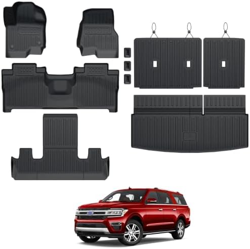 Floor Mats for 2018-2024 Ford Expedition 7-Seat Accessories by GALVAGNITE