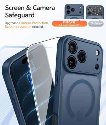 FNTCASE for iPhone 18 Pro Max Case/iPhone 17 Pro Max Case, Screen Protector - Image 4