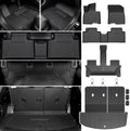 Floor Mats for Hyundai Palisade Hybrid 2026 7&8 Seat w/Cargo Mat by JOULARISE