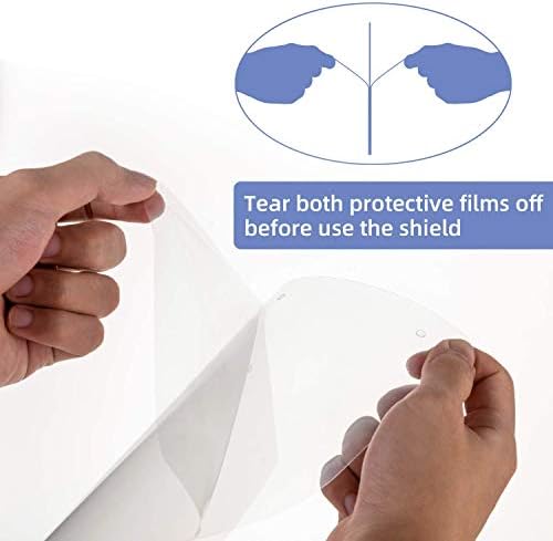 MAGID Reusable Latex-Free Anti-Fog Full Face Shield with Padding, 600 Pairs, FS004 - Image 2