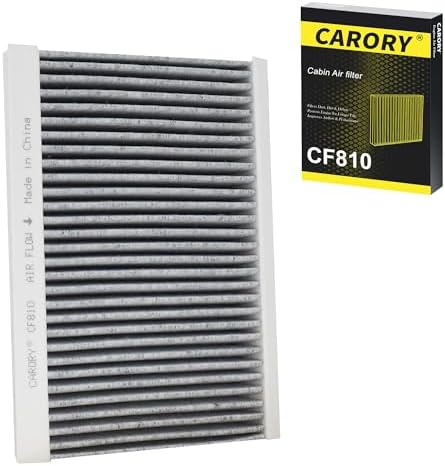 CARORY Cabin Air Filter w/Activated Carbon for Jeep Compass (2017-2026), Renegade (2015-2024), Fiat 500X (2016-2023), 500L (2014-2020), Dodge Hornet (2023-2025), OE# 68267921AA, CF11810, CF810 by Carory