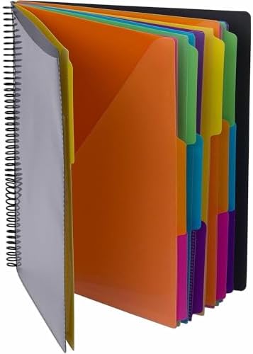 Smead Project Organizer, 24 Pockets, Grey with Assorted Bright Tabs, Tear Resistant Poly, 1/3-Cut Tabs, Letter Size (89206) - Image 5
