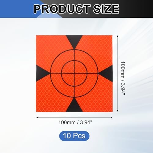 PATIKIL Survey Reflector Target Self-Adhesive Reflective Sheet Surveying Target Mark Tape, Suit for Ship Inspection - Image 2