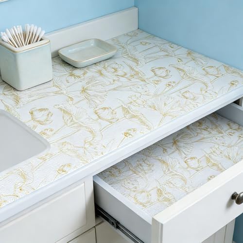 Shelf Liners for Kitchen Cabinets 17in x 30FT, Non Adhesive Cabinet Liner - Image 2