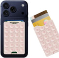 Suction Phone Card Holder Adhesive Mount,Up to 3 Cards,Chalk Pink by CukoHno