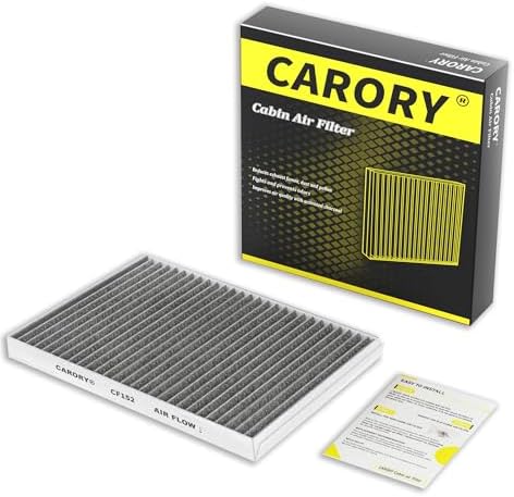 CARORY Cabin Air Filter w/Activated Carbon for Ford Mustang 2015 2016 2017 2018 2019 2020 2021 2022 2023 2024 2025 2026, FR3Z-19N619-A, CF12152, FP-78, CF152 by Carory