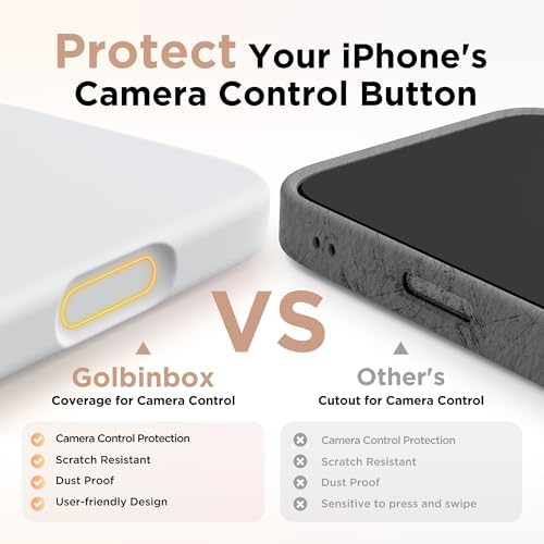 GolbinBox Magnetic for iPhone 18 Pro Case/17 Pro Case, Light Gray - Image 6