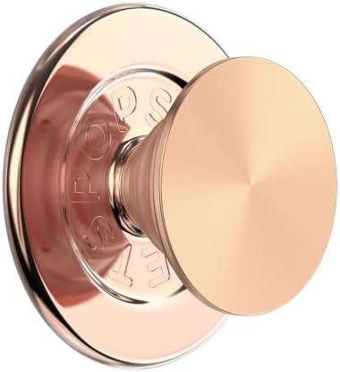 PopSockets Phone Grip for MagSafe, Magnetic Holder- Radial Rose Gold - Image 4