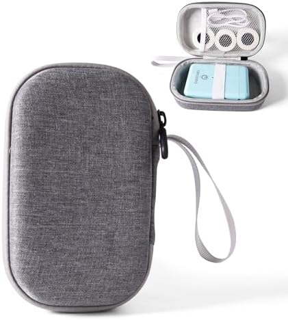 ORGBRO Label Maker Carrying Case for X1 / X3 / ORGSTA S001 Label Printer, Hard Carrying Container Storage Case Organizer for Printer, Tape and Charging Cable (Gray) - Image 7