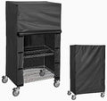 Shelving Cover for Storage Shelf & Wire Rack, Fits 36"x18"x62" by ZYSUOR