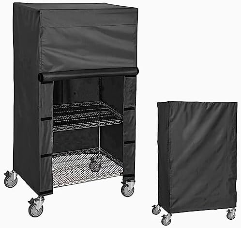Shelving Dust Cover, Fits 48" W x 18" D x 72" H Garage Storage Rack by ZYSUOR