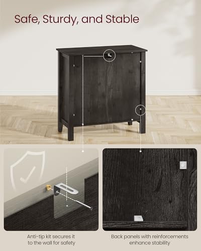 VASAGLE Buffet Cabinet, Coffee Bar with a Drawer, Adjustable Shelf - Image 6