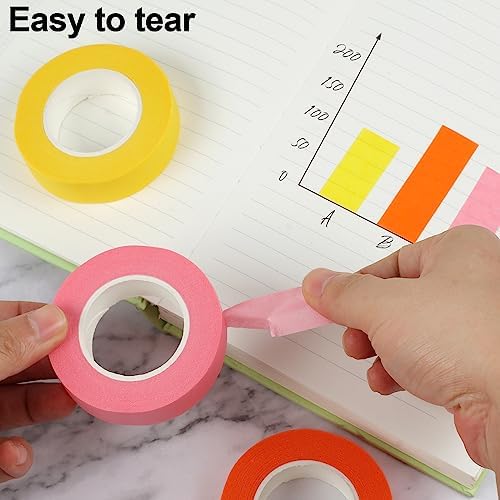 Guirnd 12PCS Colored Masking Tape, Arts & Crafts Supplies Colored Tape for Kids, Color Painters Tape Rolls 1.7cm x 18m (2/3In x 19.5Yards) - Image 4