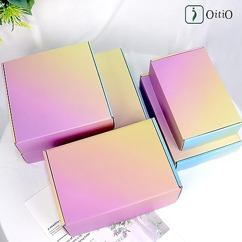 Shipping Boxes Small 7x5x2", Colorful Corrugated Cardboard Boxes 15 Pack, Mailer Boxes for Small Business Mailing Packaging - Image 4