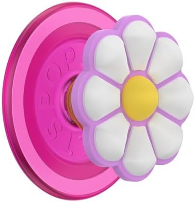 PopSockets Phone Grip for MagSafe, Magnetic Holder- Doodle Daisy Boca - Image 4
