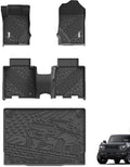 3W Floor Mats & Cargo Liner Fit for 2021-2026 Ford Bronco 4 Door(Not for Sport&Rubberized Floor) by 3W