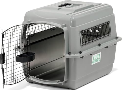 Petmate Sky Kennel for Air Travel, 28in Dog Crate for Pets 15 to 30lbs by Petmate