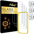 Ailun Screen Protector + Camera Lens Protector for iPhone 15 Pro, 3+3 Pack by Ailun