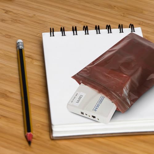 APQ Supply Amber Zipper Bags, 6 x 8 Inches, UV Protective Light Blocking Storage Bags for Light Sensitive Items, 3 Mil Polyethylene, Resealable Packaging for Samples and Small Parts, Pack of 100 - Image 6
