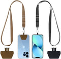 CACOE Phone Lanyard, Black+Brown,2 Pcs by CACOE
