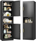20 inch Wide Pantry Cabinet with Adjustable Shelves, Small Storage Cabinet by Unknown