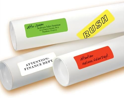 Avery® Removable Print or Write Color Coding Labels, 1 x 3 Inches, 200 Labels (5481) - Image 4