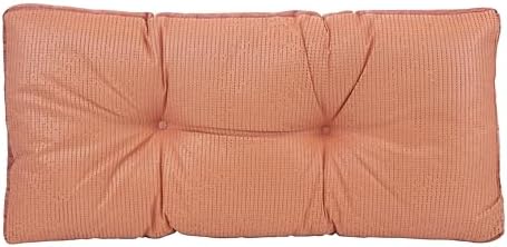 Klear Vu The Gripper Non-Slip Tufted Bench Cushion for Indoor Furniture, Assembled in USA, Entryway Storage, Bay Window, Corner Nook or Piano Seat, 30 Inches, Chenille Clay - Image 3