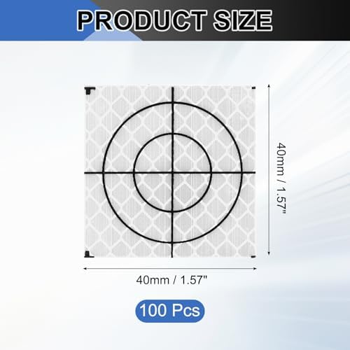 PATIKIL Survey Reflector Target Self-Adhesive Reflective Sheet Target Mark Tape, Suit for Ship Inspection - Image 2