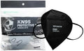 POWECOM KN95 Respirator Face Masks (10 Pack) | Black | Earloop Style by POWECOM