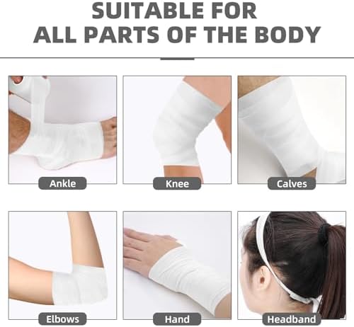 OK TAPE Pre Wrap Tape 4-Rolls 120 Yds Athletic Foam Underwrap for Sports - Image 4