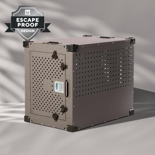 Impact High Anxiety Dog Crate - Escape Proof Kennel (Gray, 30") - Image 2