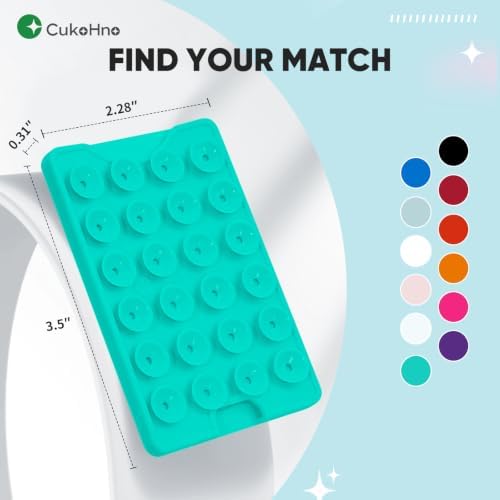 Suction Phone Card Holder Adhesive Mount,Up to 3 Cards - Image 4