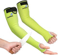 OriStout Cut Resistant Gardening Sleeves with Tumb Hole, Green, 1 Pair by OriStout