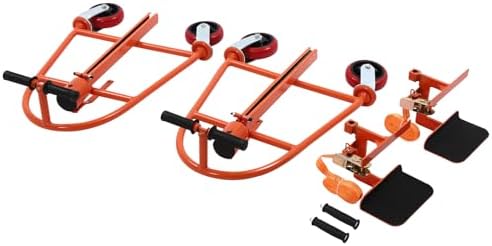 Manual Furniture and Crate Mover with Wheels Heavy Duty Furniture Movers Industrial Machinery Mover Packaging Furniture Moving Tool -1300 lbs Capacity, 11.8" Lift Height, Set of 2 - Image 6