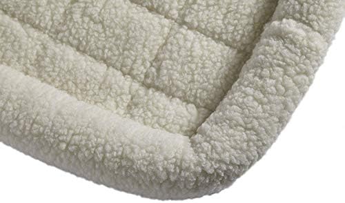MidWest Homes for Pets QuietTime Dog Bed - White Fleece Bolster, Ultra-Soft and Machine Washable, Fits 42-Inch Crates and Carriers, for Large Breed Dogs - Image 4