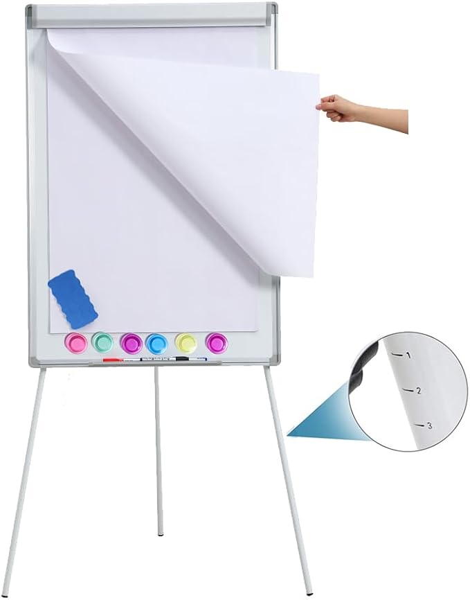 40" H x 28" W Magnetic Dry Erase Board Easel by DexBoard