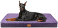 Patas Lague Orthopedic Large Dog Bed Washable Pet Sofa Mat 56''X40''Purple by PatasLague